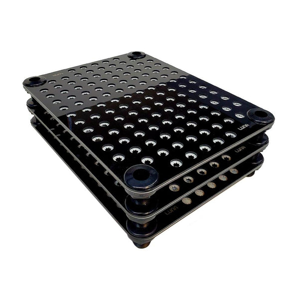 STACKABLE LOCKING FRAG RACKS